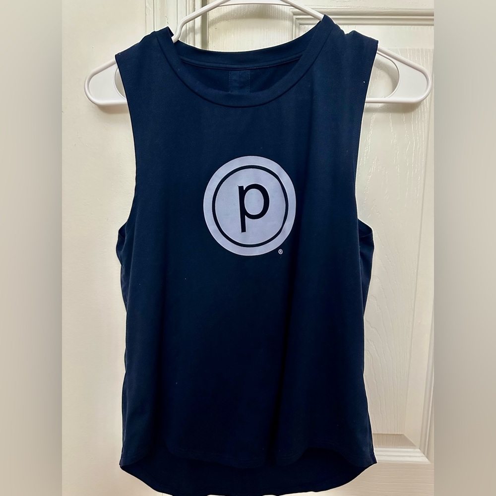 Pure Barre logo Xs Navy Tank Top